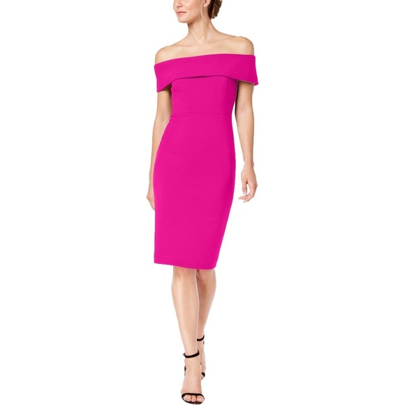 Calvin Klein Dresses & Skirts - New Calvin Klein off the shoulder sheath dress